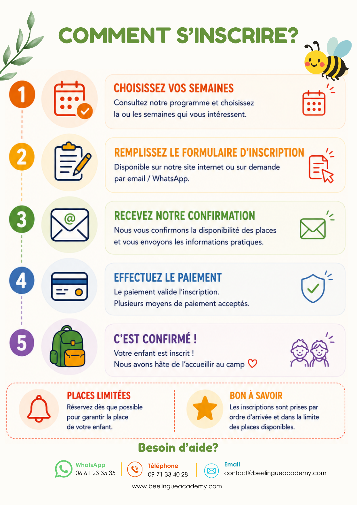 Comment s'inscrire